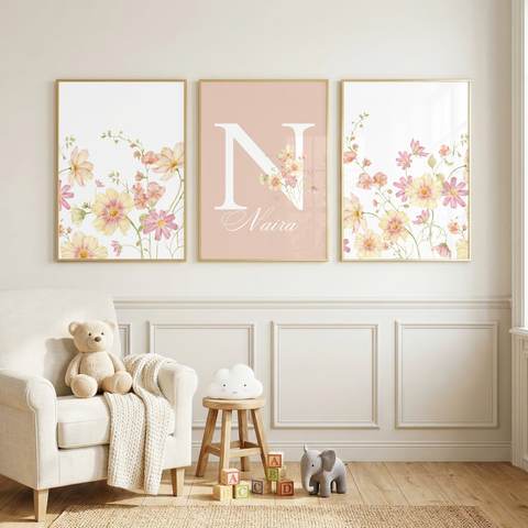 Blush Cosmos Name Set