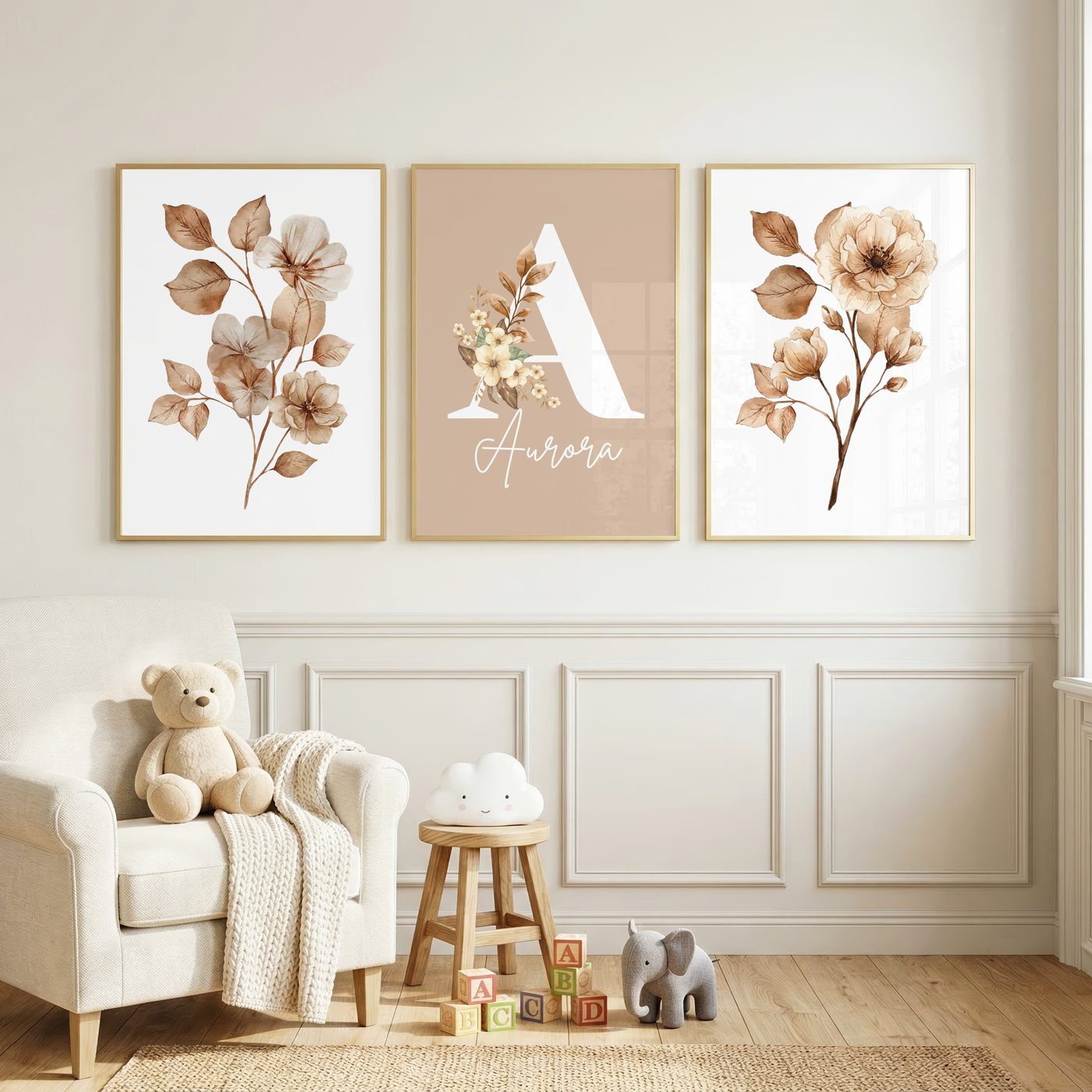 Caramel Bloom Name Set bundle
