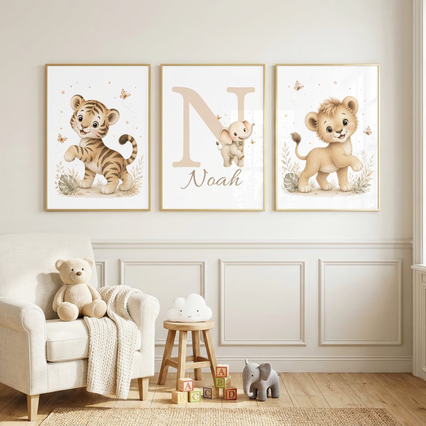 Jungle Cubs Name Set bundle