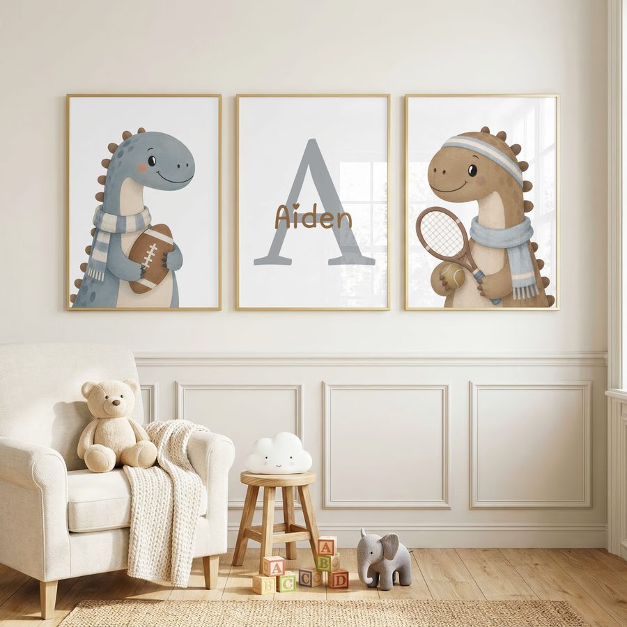 Dino Sports Name Set